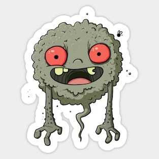 Stinky Fart Monster Sticker